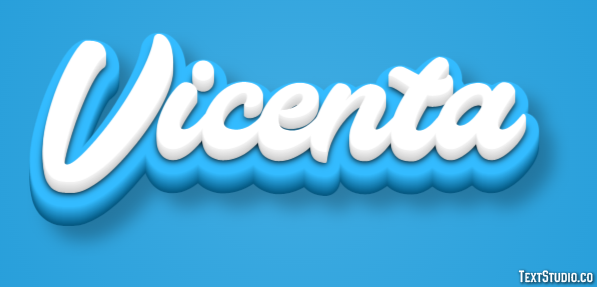 Vicenta Texteffekt