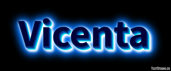 Vicenta Efecto de Texto