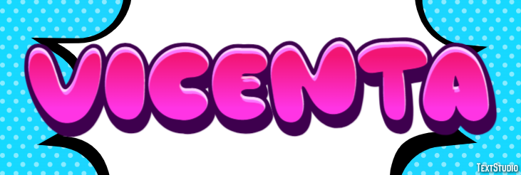 Vicenta Efecto de texto
