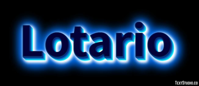 Lotario Effetto testo