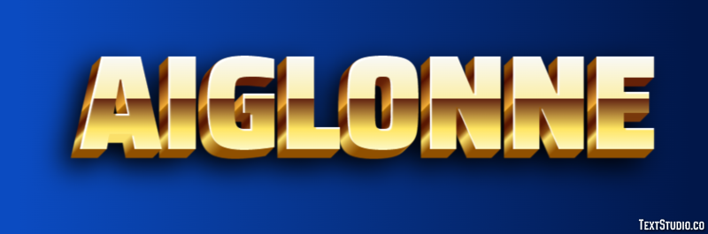 Aiglonne Effet de Texte