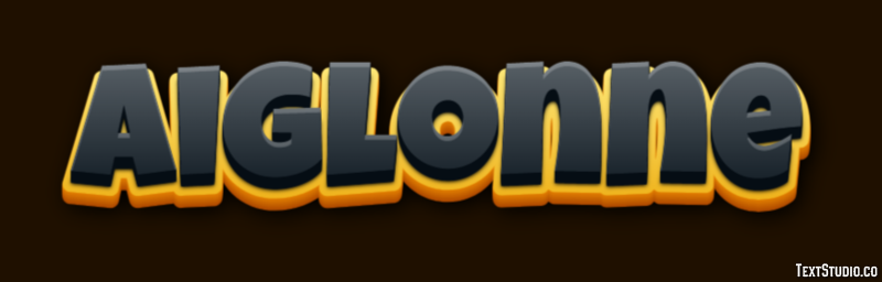 Aiglonne Effet de Texte