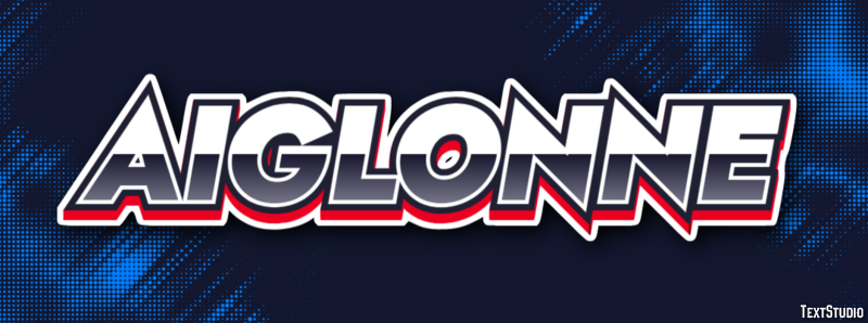 Aiglonne Effet de Texte