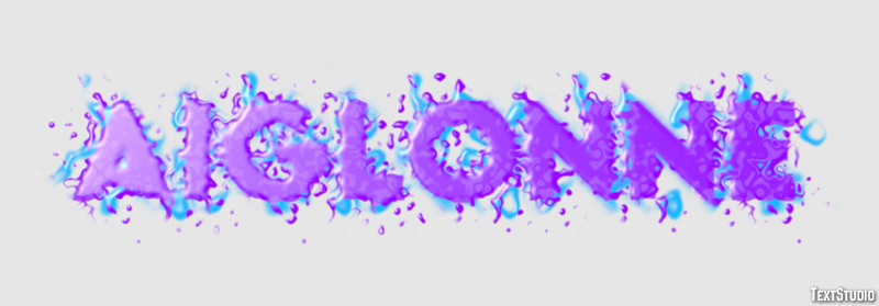 Aiglonne Effet de Texte