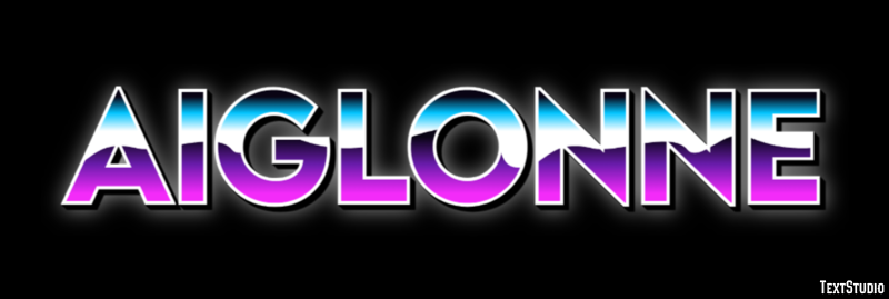 Aiglonne Effet de Texte