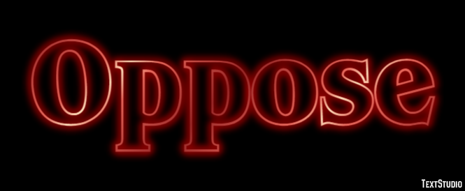 Oppose Texteffekt