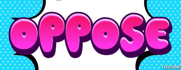 Oppose Texteffekt
