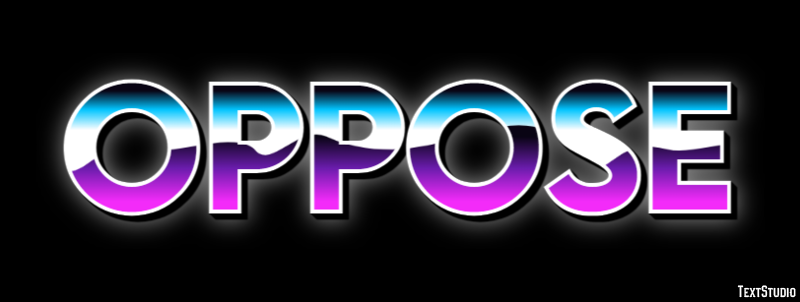 Oppose Texteffekt