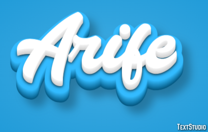 Arife Text effect