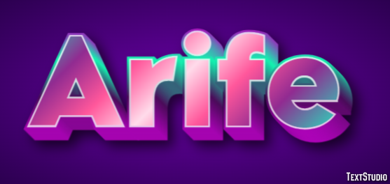 Arife Text Effect