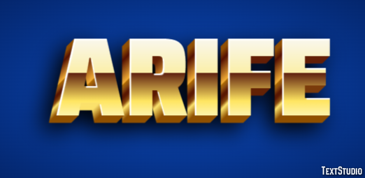 Arife Text effect