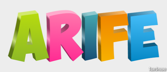 Arife Text effect