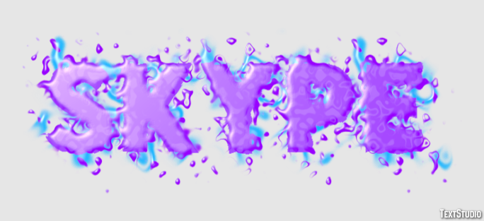 Skype Effet de Texte