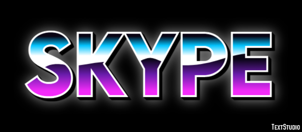 Skype Effet de Texte