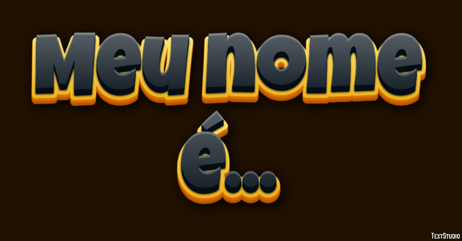 Meu nome é... Effet de Texte
