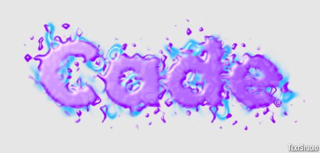 Cade Text effect