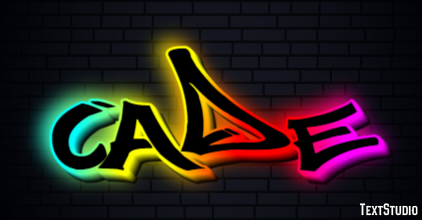 Cade Text effect