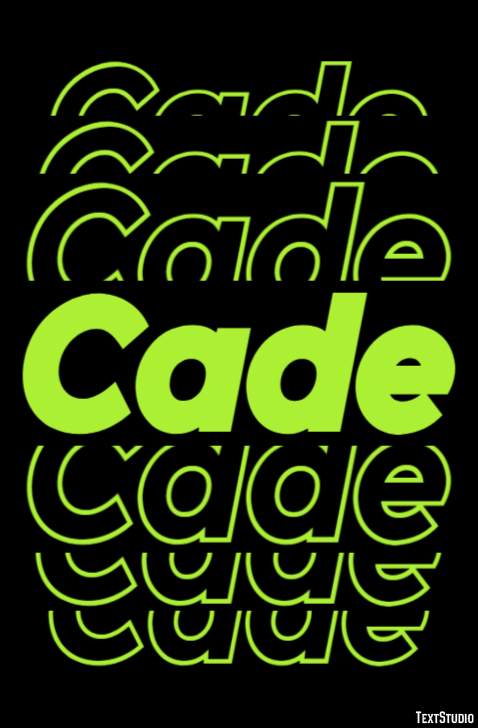 Cade テキスト効果