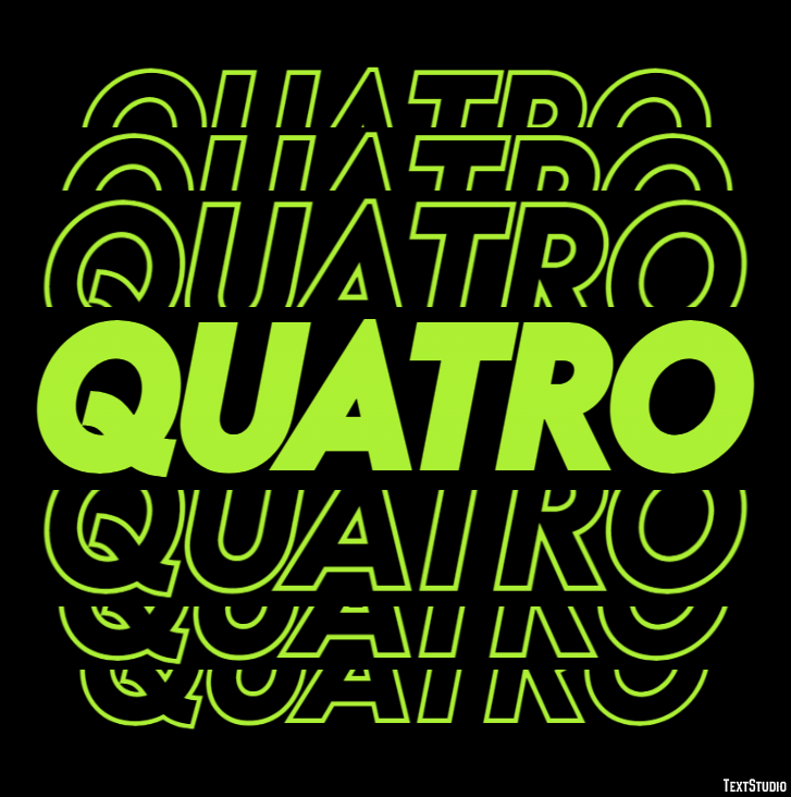 Quatro Effetto testo