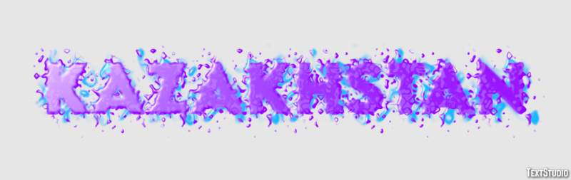 Kazakhstan Text Effect