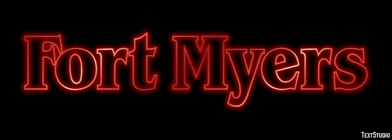Fort Myers Effetto testo