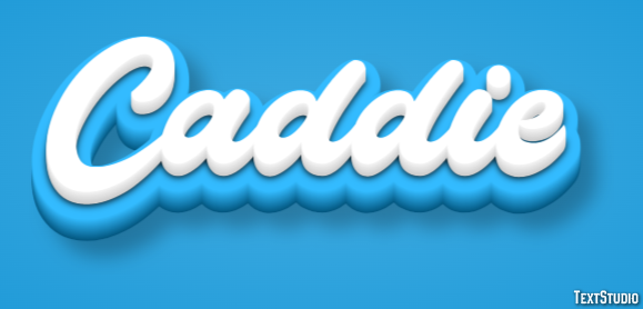 Caddie Effet de Texte