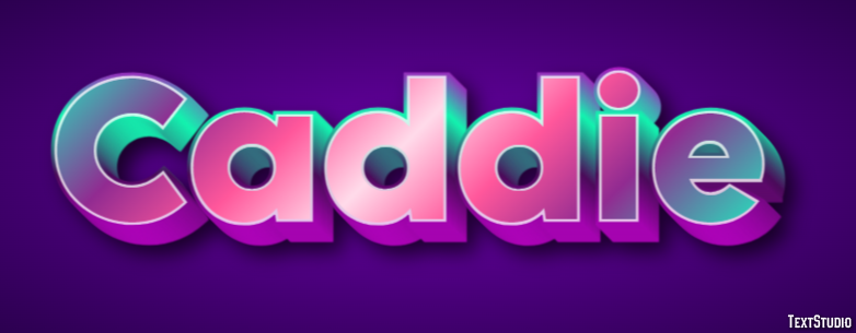 Caddie Effet de Texte