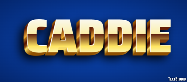 Caddie Text Effect