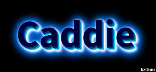 Caddie Effet de Texte