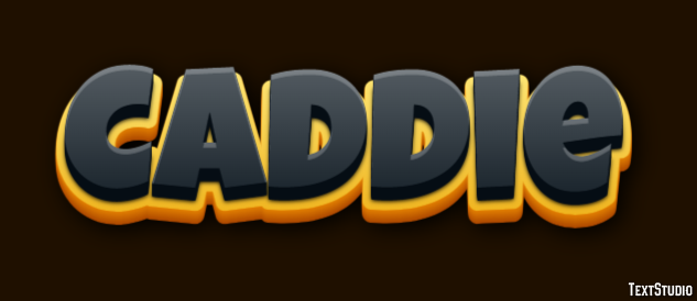 Caddie Text Effect