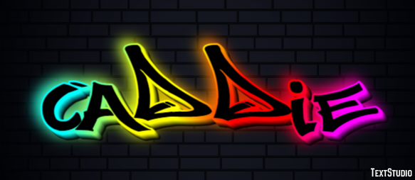 Caddie Text Effect
