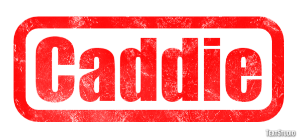 Caddie Text effect