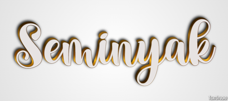 Seminyak Efekt tekstowy