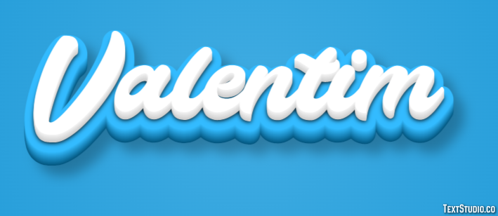 Valentim Text effect
