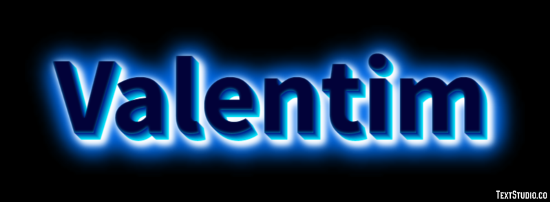 Valentim Text effect