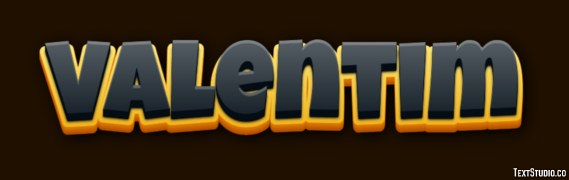 Valentim Text effect