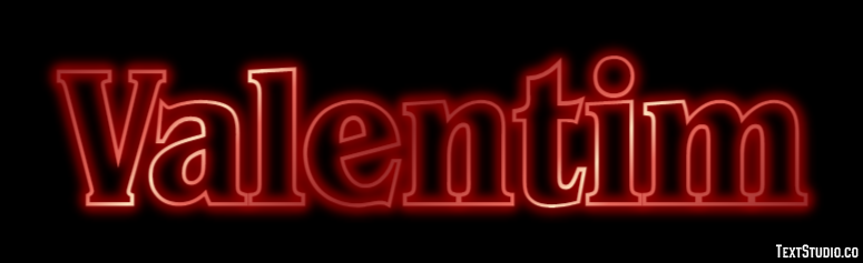 Valentim Text Effect