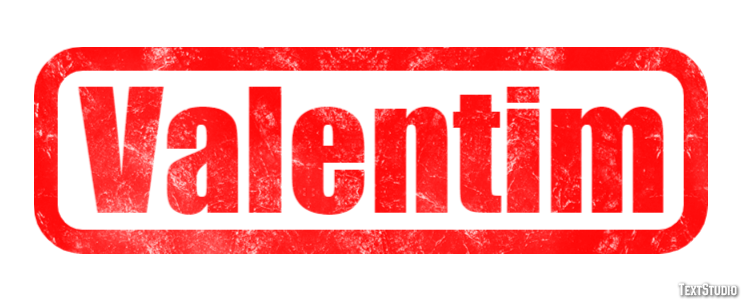 Valentim Text effect