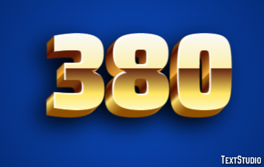 380 Efekt tekstowy
