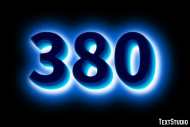 380 Text Effect