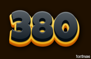 380 Efekt tekstowy