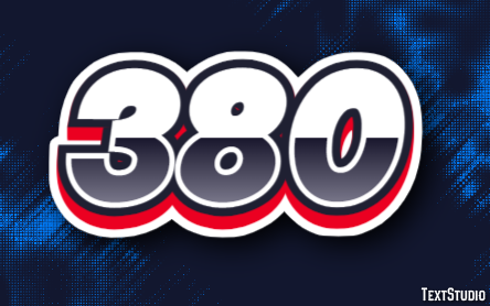 380 Text Effect