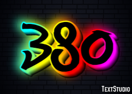 380 Text Effect