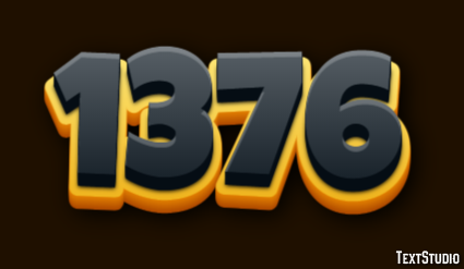 1376 Text Effect