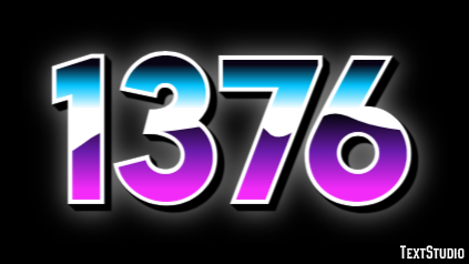 1376 Text Effect