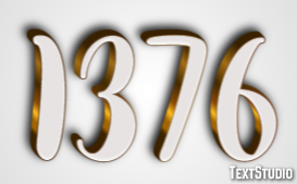 1376 Text Effect