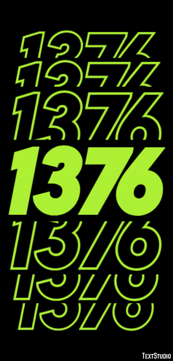 1376 Text Effect