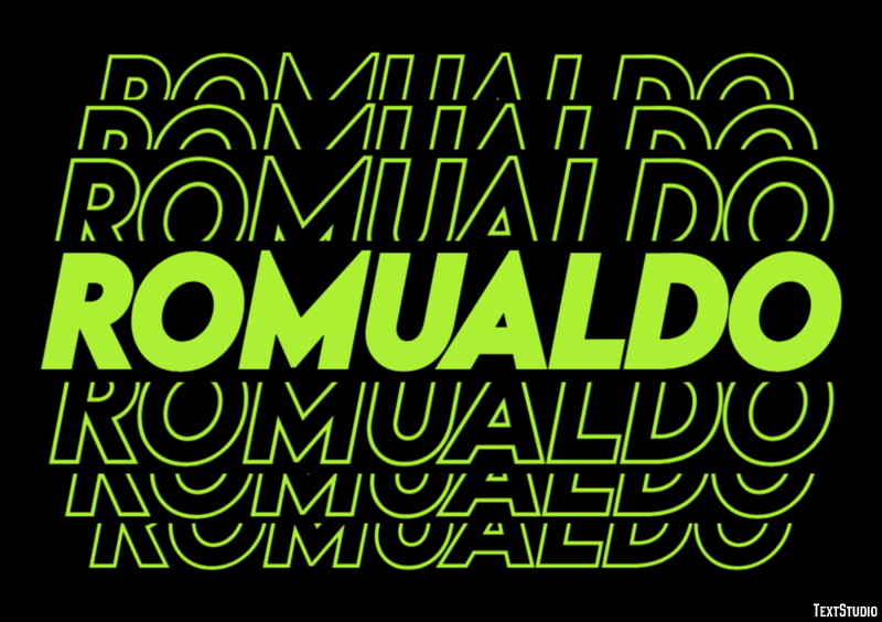 Romualdo Effetto testo