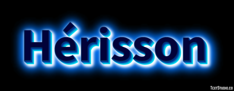 Hérisson Effetto testo