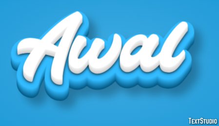 Awal Text effect
